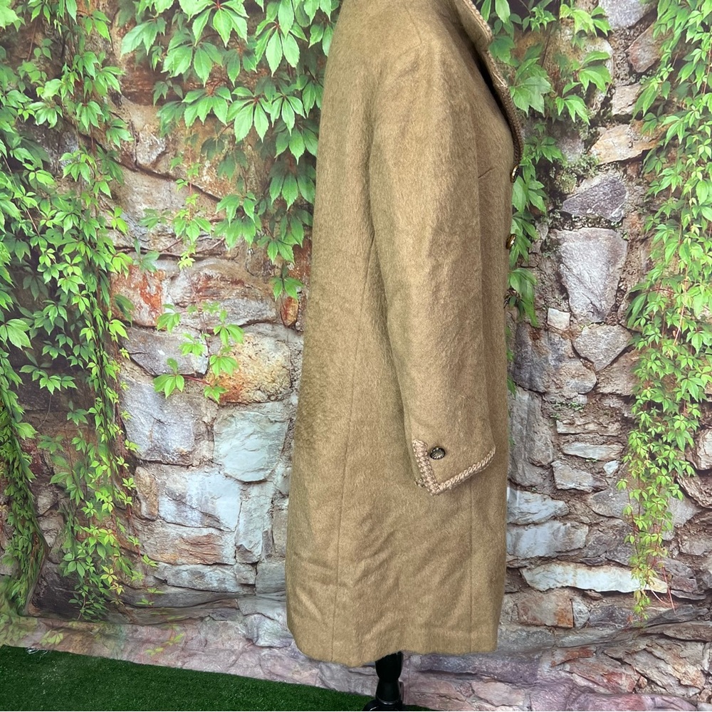 VINTAGE LODENFREY Rare Munich Alpine Loden Coat Camel Wool, 10/M - Picture 12 of 16